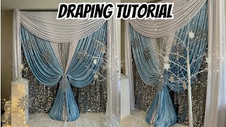 How to Create a Winter Wonderland Backdrop for Your Event