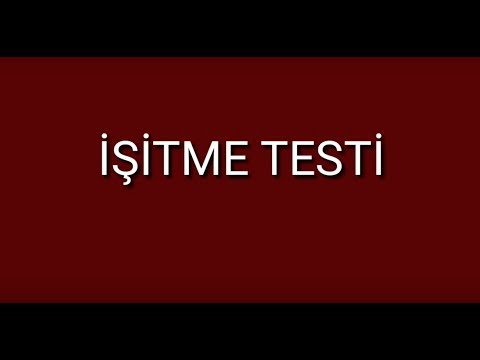 işitme Testi yap Duyma Testi, Kulaklarını Test et , Ne kadar duyabiliyordum, Harika bir Kulak Testi