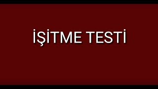 işitme Testi yap Duyma Testi, Kulaklarını Test et , Ne kadar duyabiliyordum, Harika bir Kulak Testi