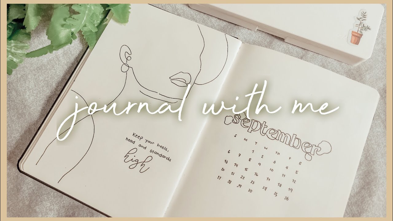 september minimalist bullet journal set-up (philippines)