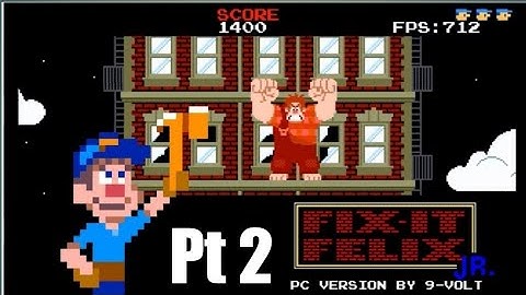 Fix it Felix Jr Sega Genesis Gameplay Pt 2