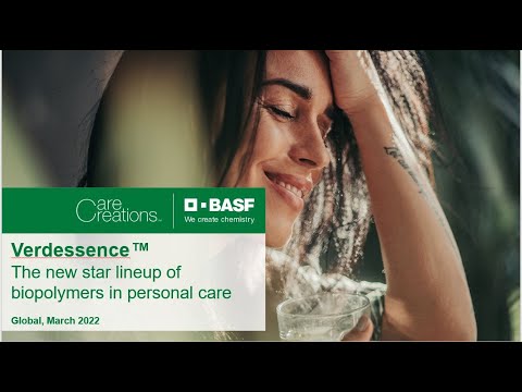 Video Thumbnail for Verdessence™ Our biopolymer portfolio - the new star lineup of biopolymers in personal care