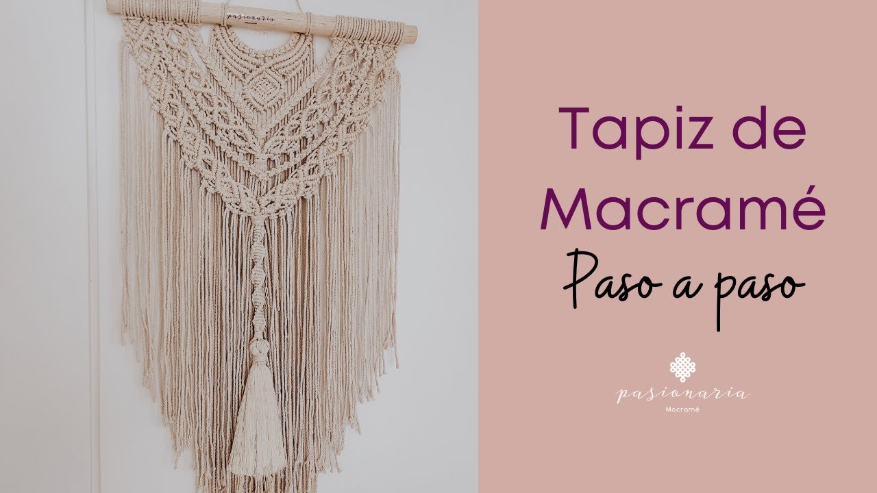 Tutorial - Tejido en macramé con nudos básicos - Parte 1
