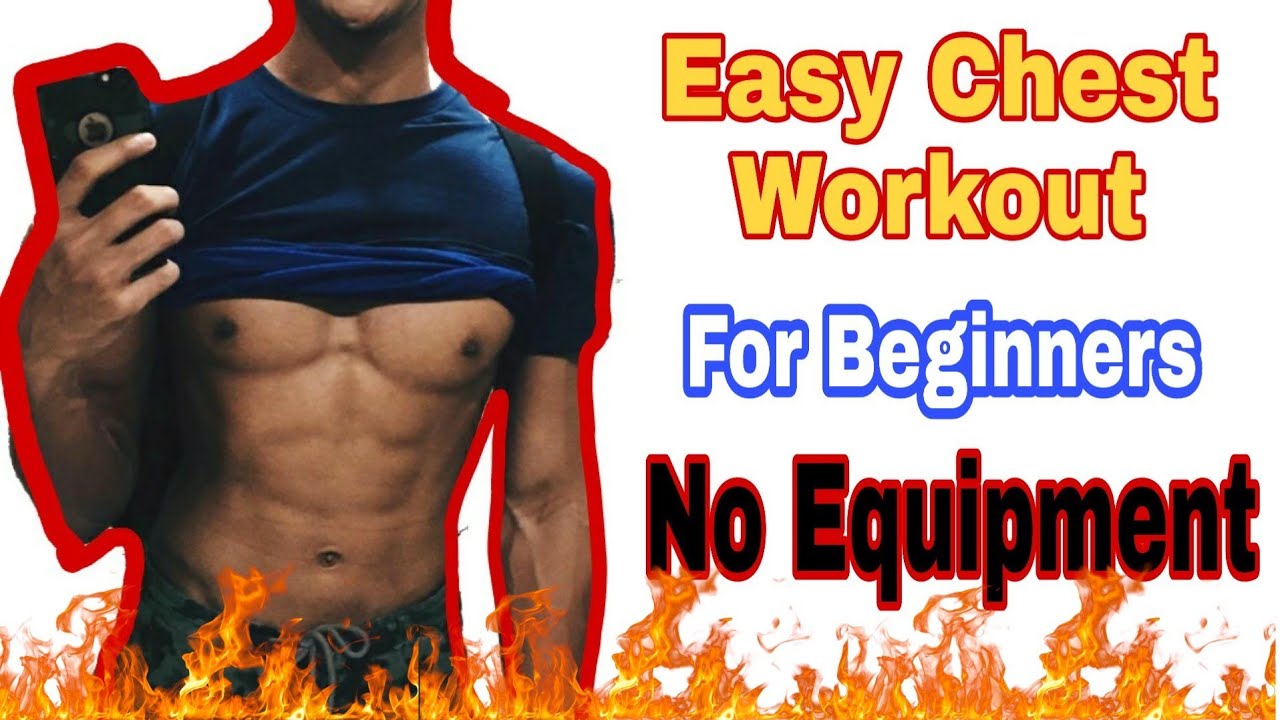 CHEST WORKOUT AT HOME NO EQUIPMENT - YouTube