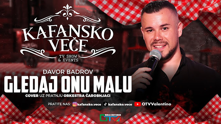 DAVOR BADROV - GLEDAJ ONU MALU | UZIVO | KAFANSKO VECE | 2025