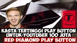 PewDiePie & T-Series Mendapatkan Red Diamond Play Button! Channel YouTube 100 Juta Subscriber!