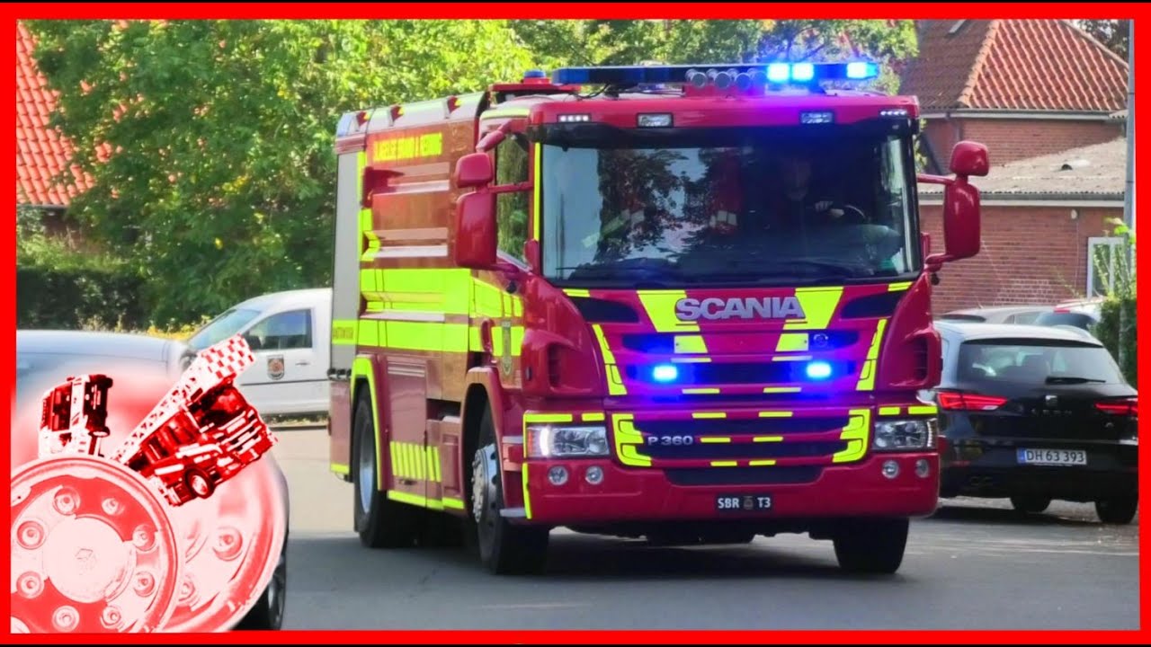 SORØ (I5+M4+T3) ABA PLEJEHJEM. slagelse brand & redning brandbil i udrykning fire truck respond