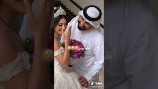  يدلع عروسته من بعد ما شافها بفستان الزفاف ️ Bride & Groom ‍️?‍️