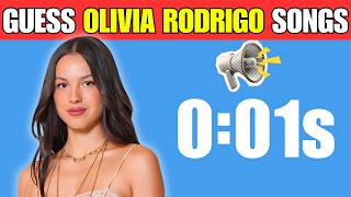 Can You Guess These Olivia Rodrigo Songs in 1 SECOND? 🎤 | Ultimate Livie Quiz