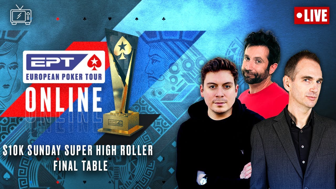 FINAL TABLE - EPT Online - Super High Roller ♠️ LIVE Cards-Up with James, Joe & Nick ♠️ PokerStars