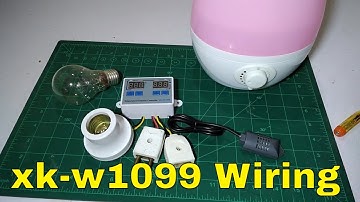 xk-w1099 controller wiring and explain - English