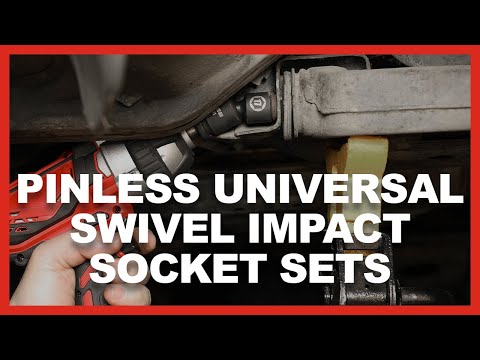 ARES 25125 🛠️ Pinless Universal Swivel Impact Socket Sets  🌀360-Degree Range Of Motion