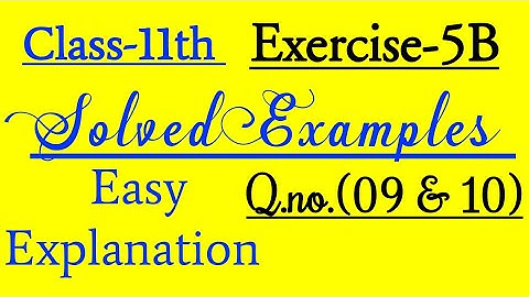 Solved Examples Of Complex Numbers Class-11th Maths R.S.Aggarwal Exercise-5B|Complex Numbers 11