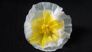 DIY: How to make a flower with plastic cover: Rajeshwari Arun