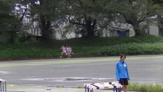 2016/08/27　一橋戦 　400m　箕島　河野　藤田健