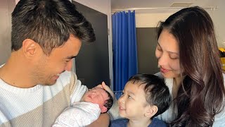 Isaac Seronok Dodoi Adik Bersama Omma, Tahniah Zahirah Selamat Melahirkan Baby Girl