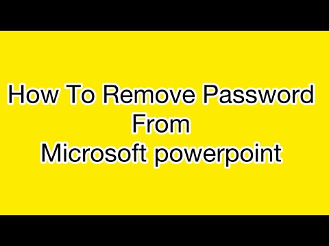 How to remove Powerpoint password online instantly