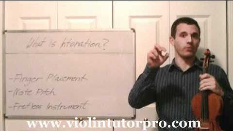 What is Intonation - Violin Tutorial