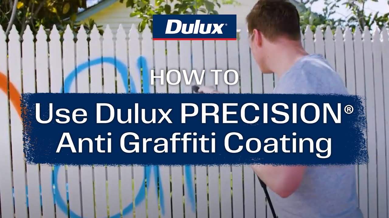 How To Use Dulux Precision Anti Graffiti Youtube