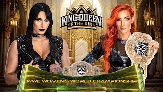 WWE 2K24 - Rhea Ripley vs Becky Lynch | WWE Women's World Championship | Full Match