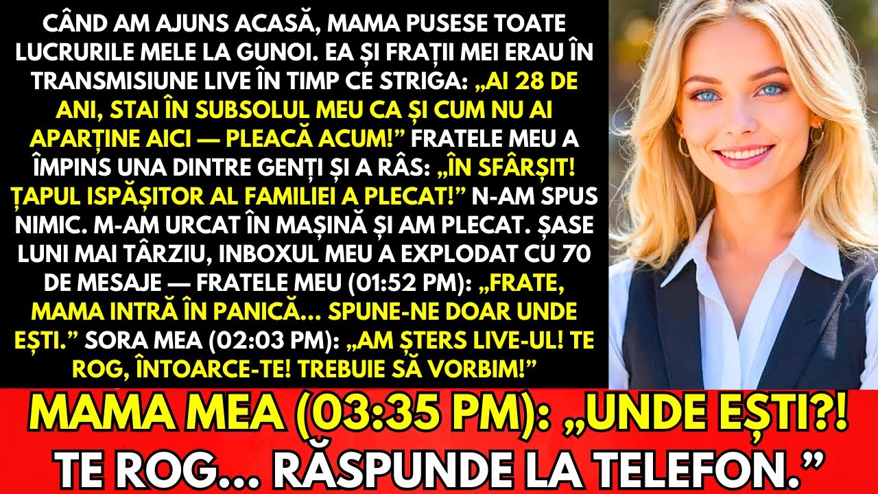 Mama Mea Mi-a Aruncat Lucrurile La Gunoi Când Am Ajuns Acasă—Ea Și Frații Mei Transmiteau Live