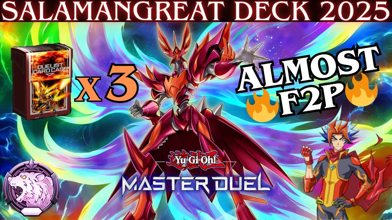 Best Salamangreat Deck 2025 ! Surprisingly Cheap ! Ranked Gameplay &  Deck Profile [Master Duel]