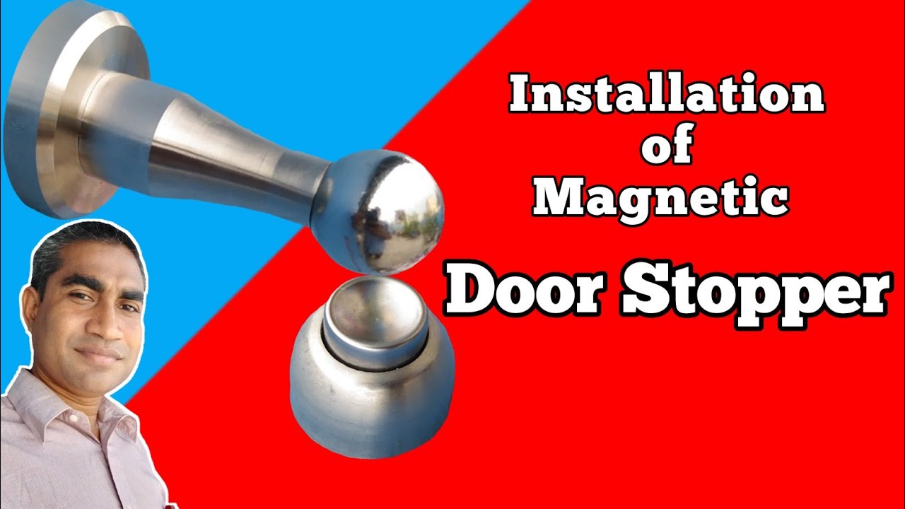 How to Setting Magnetic Door Stopper ডোর স্টপার কিভাবে ফিটিং করবেন