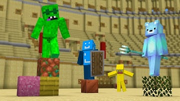 Random Items Arena Battle in Minecraft