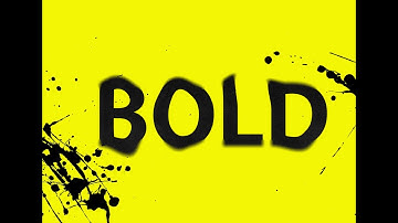 Create Creative BOLD Text Effect_Tutorial Download The Project PSD_Link is in The Description