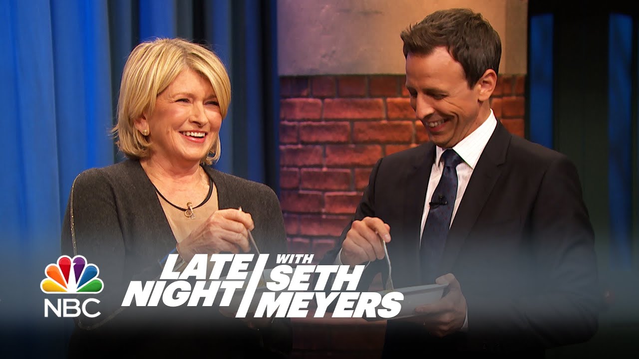 Cooking OnePot Meals with Martha Stewart, Part 2 Late Night with