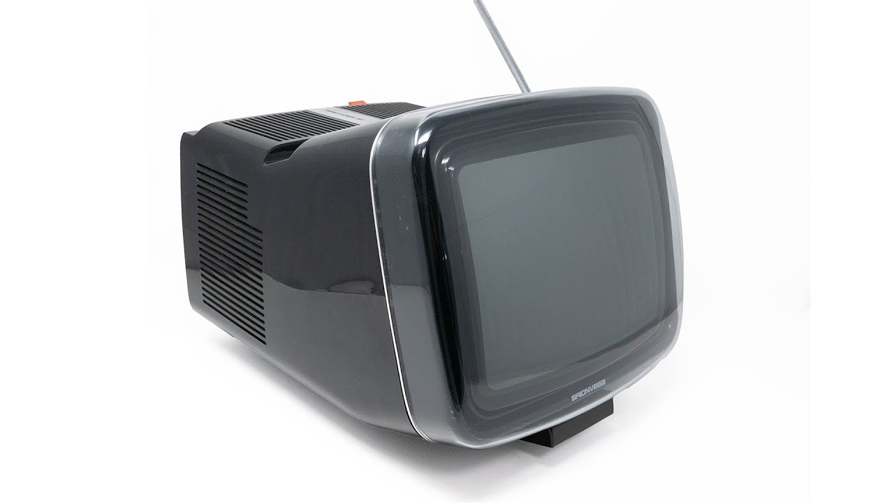 Brionvega Algol RGB SCART CRT TV - YouTube