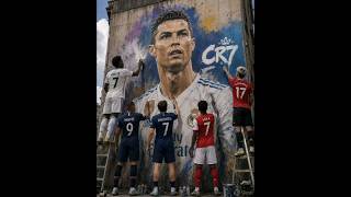 The King of Football: CR7 Mural by Next-Gen Stars! 👑