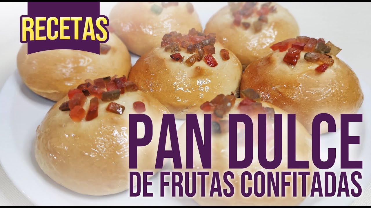 PAN DULCE DE FRUTAS CONFITADAS - RECETAS DE NICE ¡Fácil y rápido! - YouTube