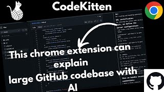 CodeKitty chrome extension chat with your GitHub repo