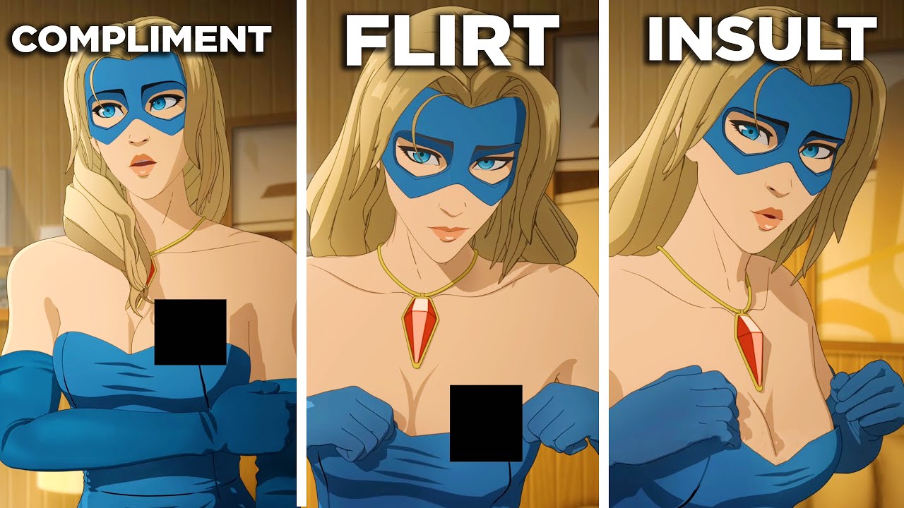 Dispatch - Комплимент/Флирт/Оскорбление блондинки-блейзер по поводу ее платья (ВСЕ ВАРИАНТЫ)