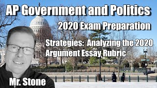 AP U.S. Government and Politics - The Argument Essay Rubric