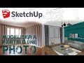 SketchUp Débutant - Modéliser en 3D à partir d'une photo