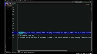 C Introduction To Pointers Part 1 - strtok - null