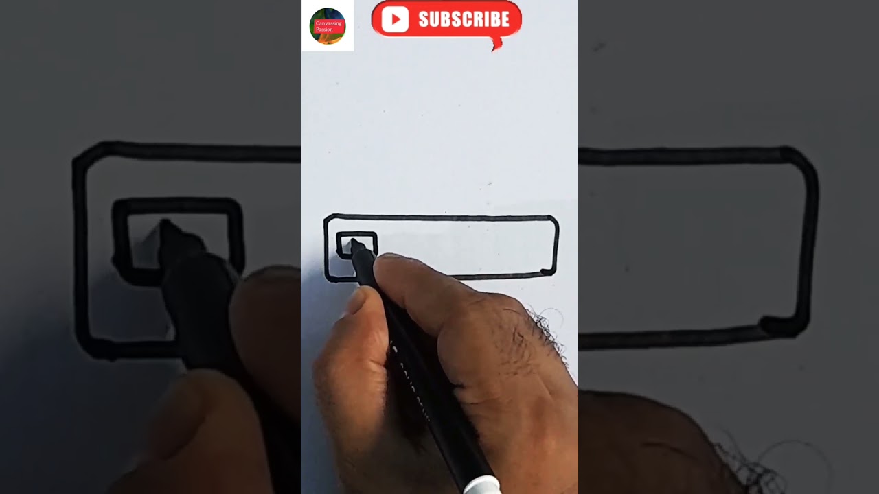 Subscribe button drawing easy 