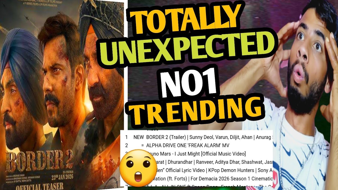 Border No1 Trending Worldwide | Border 2 Bms Trending No1 | Border 2 Hype Check | Sunny Deol 