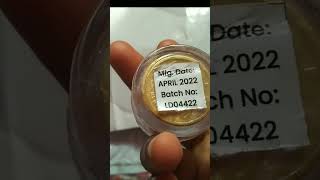 Edible glitter for cake decorating #unboxing #ediblegold #decoration #cake #glitter #shimmer #golden