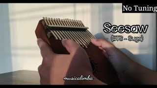 Seesaw - Suga (BTS) - Kalimba Cover with Easy Tabs