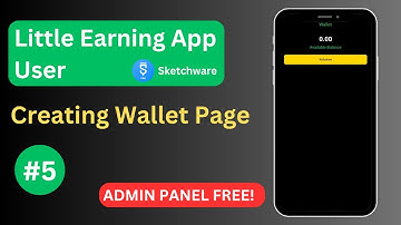 BUILD WALLET PAGE | LITTLE EARNING | SKETCHWARE | PART #5