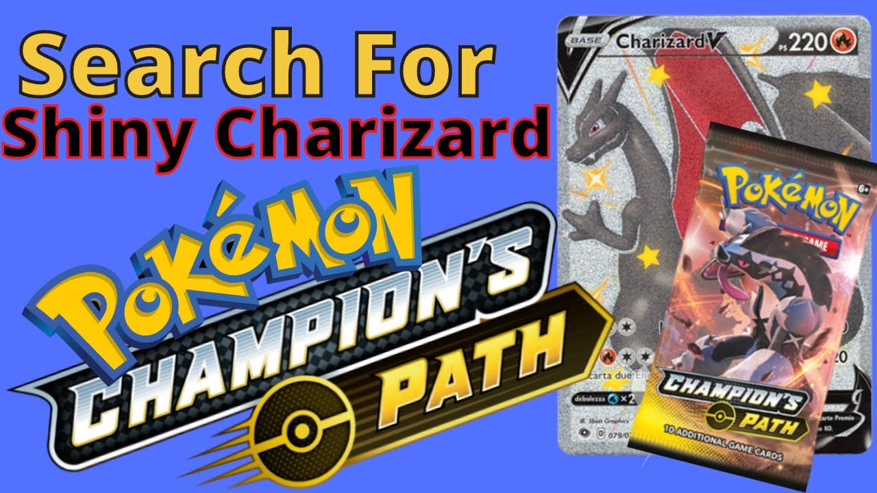 We Pull CHARIZARD VMAX RAINBOW RARE!!. Champions path Opening 