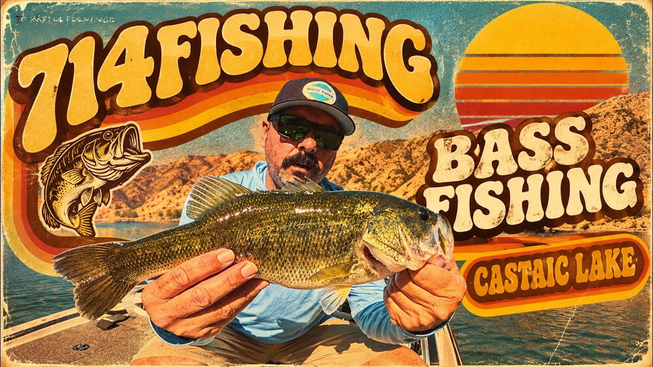 BASS FISHING CASTAIC LAKE