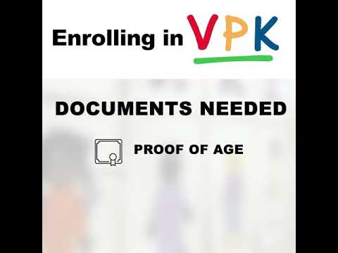 Documents You Need to Enroll Your Child in Voluntary Prekindergarten (VPK)