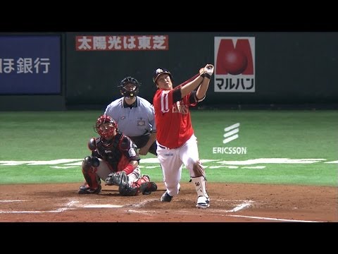 【プロ野球パ】4番・李大浩の第12号は貴重な追加点弾！ 2014/07/02 H-M