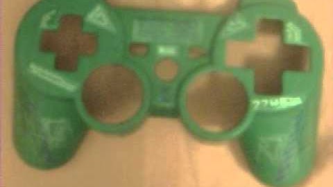 My custom painted ps3 controller faceplate