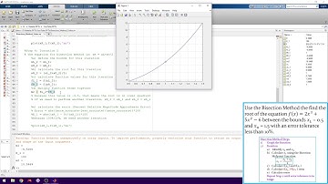 Bisection Method Coding in MATLAB