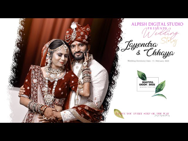 BEST WEDDING HIGHLIGHTS 2023 || JAYENDRA + CHHAYA || ALPESH DIGITAL STUDIO class=